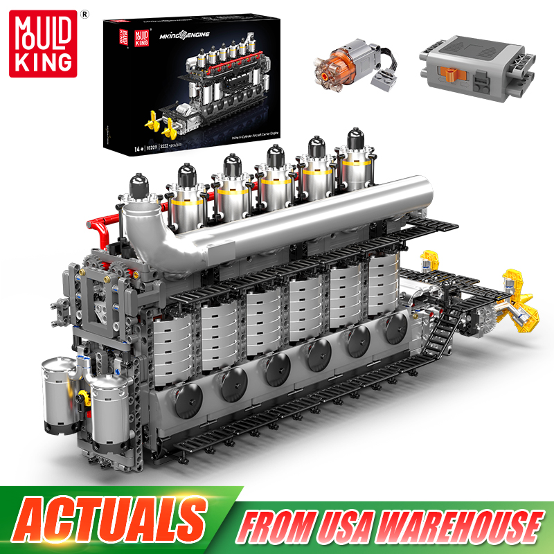 Kids Toys Lego - Mould King 10209 Technical Car Engine