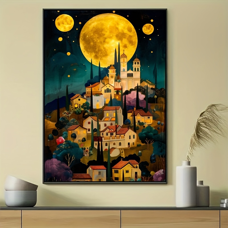 Kids Toys Under 1000 - 500/1000/1200/2000PCS Puzzles Under The Moon Village