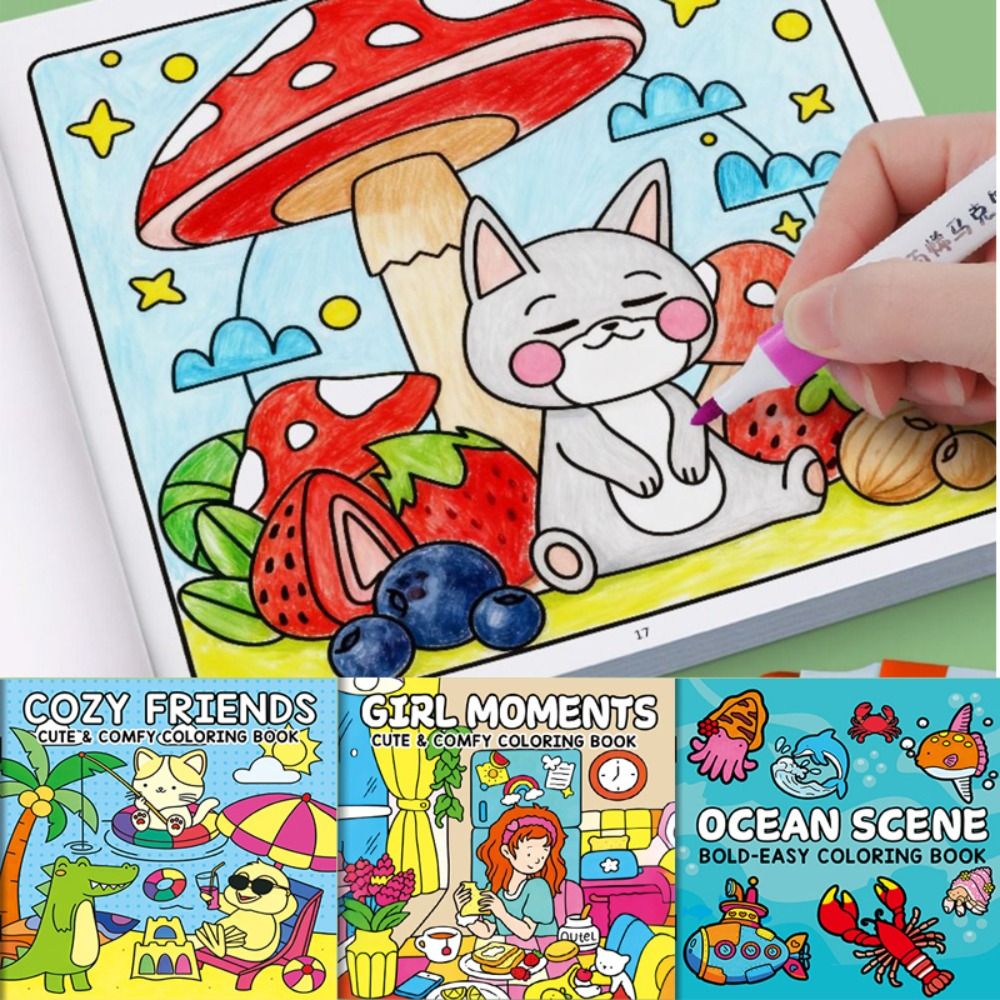 Kids Toys Drawing - Creative DIY Coloring Book Educational Sensory