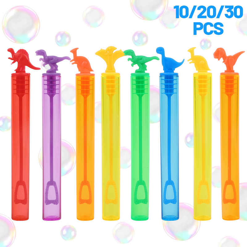 Kids Toys Youtube - 10/20/30Pcs Dinosaur Bubble Tube Empty Soap