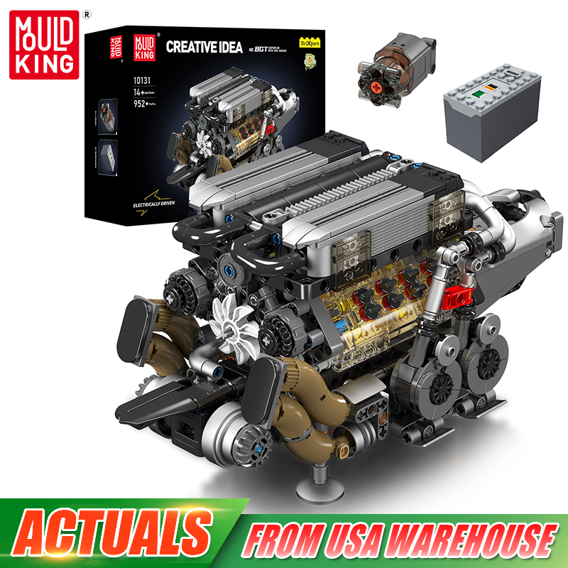 Kids Toys Lego - Mould King 10131 Technical Car Engine