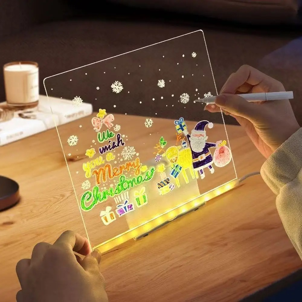 Kids Toys Drawing - Magic Glow Kids Drawing Board: Reusable