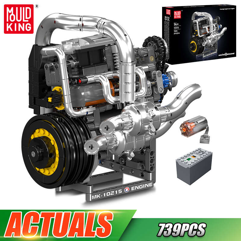 Kids Toys Lego - Mould King 10215 The Supercar Engine