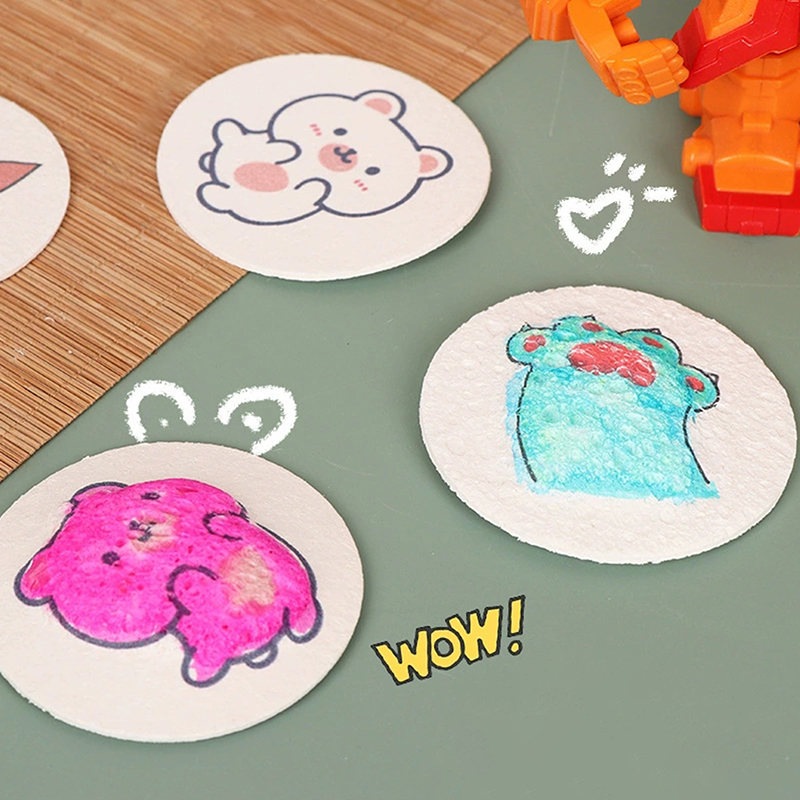 Kids Toys Drawing - 3D Magic Puffy Foam Texture Painting