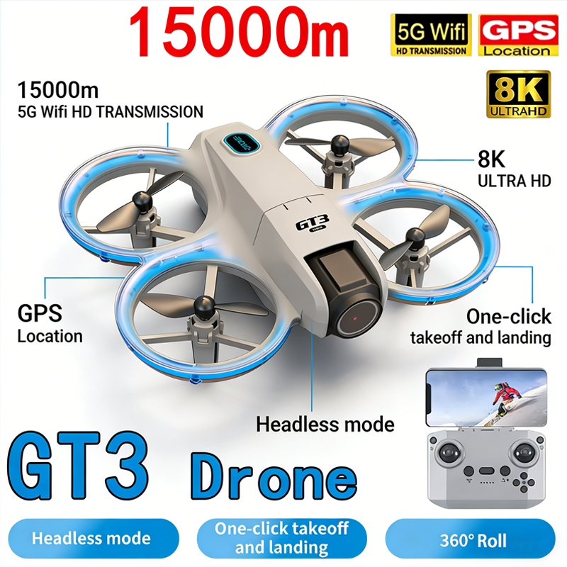 New GT3 MAX Drone 8K HD Aerial - đánh giá và giá Toys For Kids Video