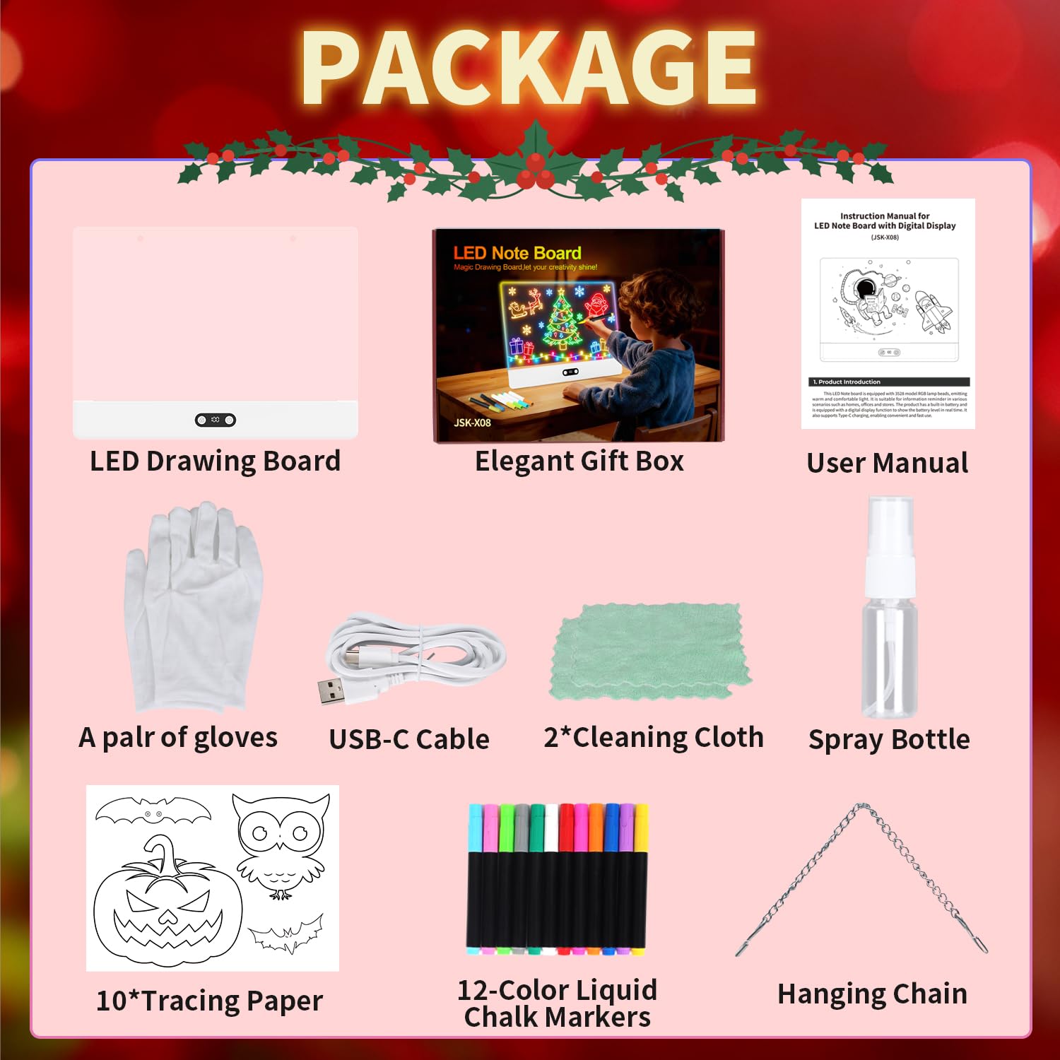Rechargeable LED Drawing Board - đánh giá và giá Kids Toys Drawing