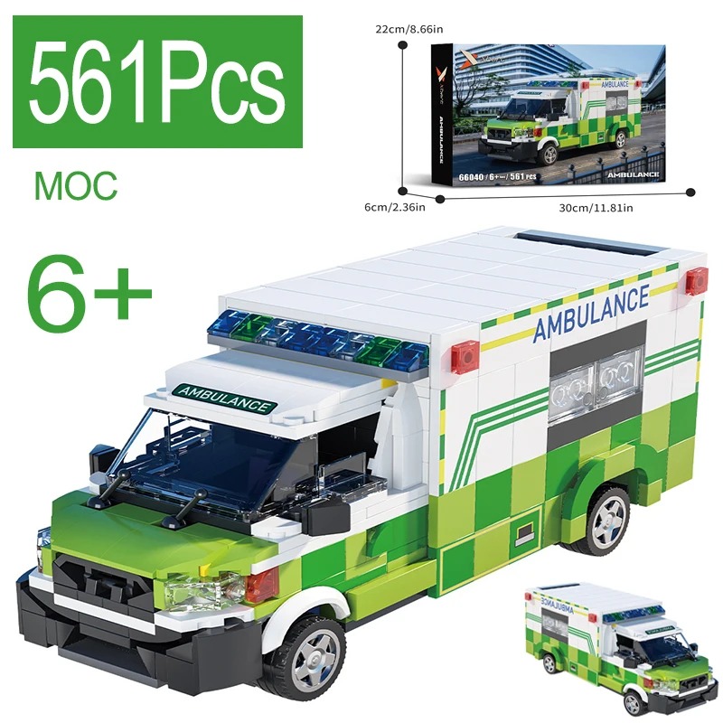 London Ambulance MOC Block Set - đánh giá và giá Kids Toys London