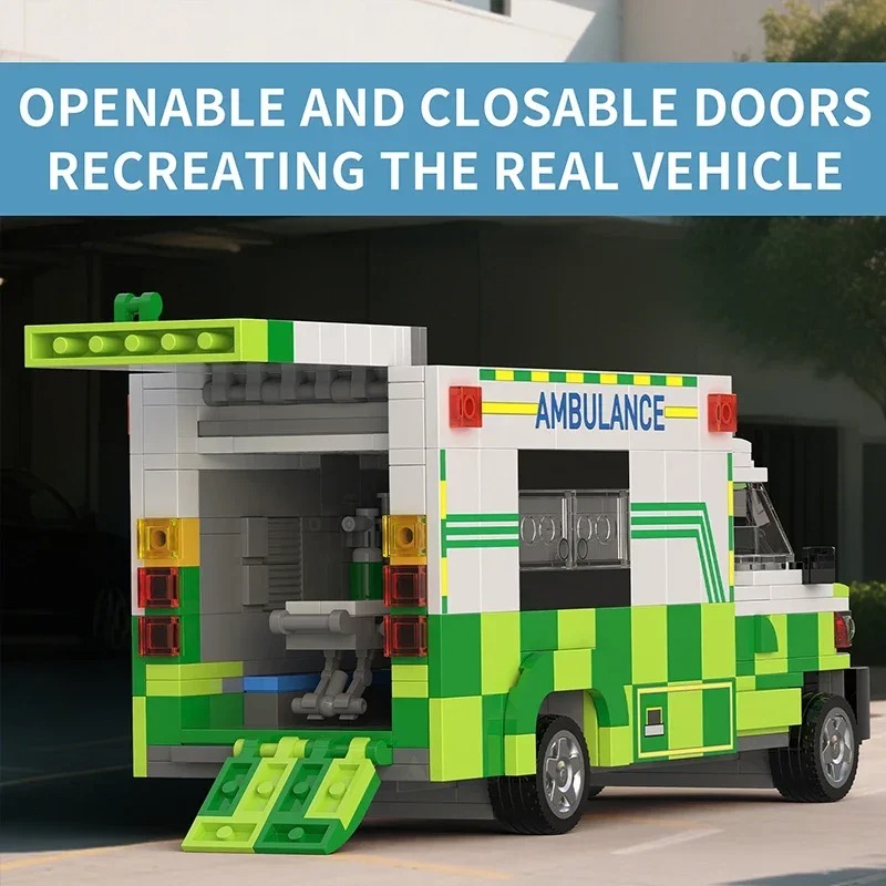 London Ambulance MOC Block Set - đánh giá và giá Kids Toys London