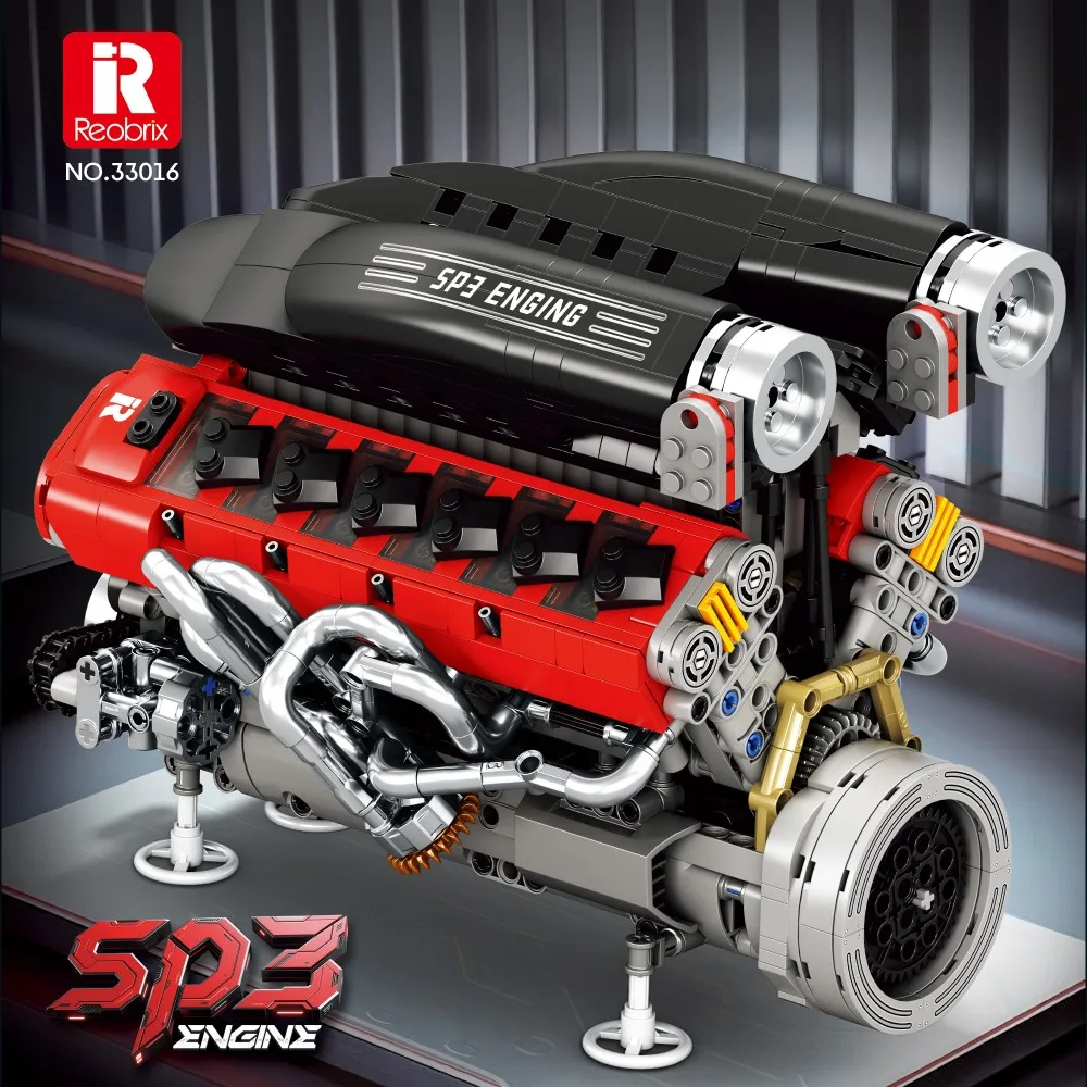 1240PCS Car Engine SP3 Engine  - đánh giá và giá Kids Toys Car
