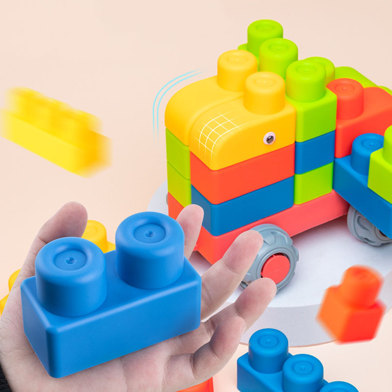 DIY Baby Soft Rubber Big Parti - đánh giá và giá Kids Toys Lego