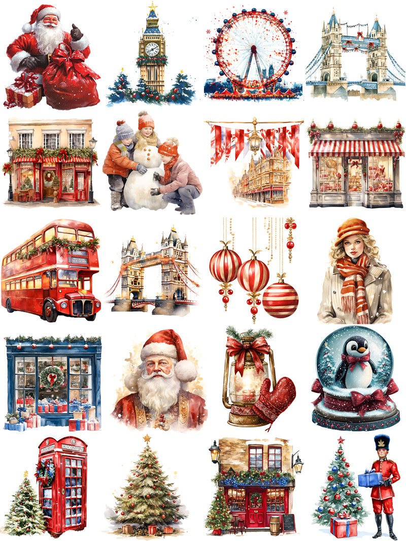 London Christmas Stickers Craf - đánh giá và giá Kids Toys London