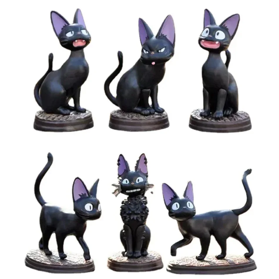 6pcs/set Cartoon Black Cat Jij - đánh giá và giá Kids Toys Jiji
