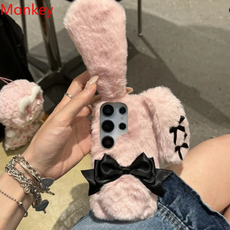 Cute Bow Fluffy Hairy Rabbit E - đánh giá và giá Xiaomi Kids Toys