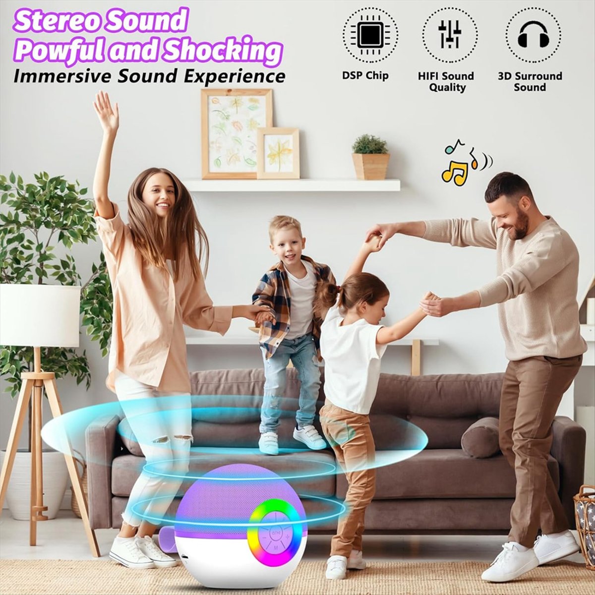 DTC5 Mini Karaoke Machine with - đánh giá và giá Kids Microphone Karaoke