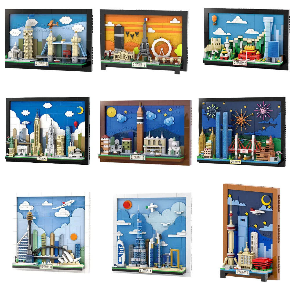 City View Building Blocks Post - đánh giá và giá Kids Toys London