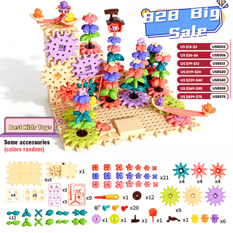 Diy Electric Rotating Gear Bui - đánh giá và giá Kids Toys Lego