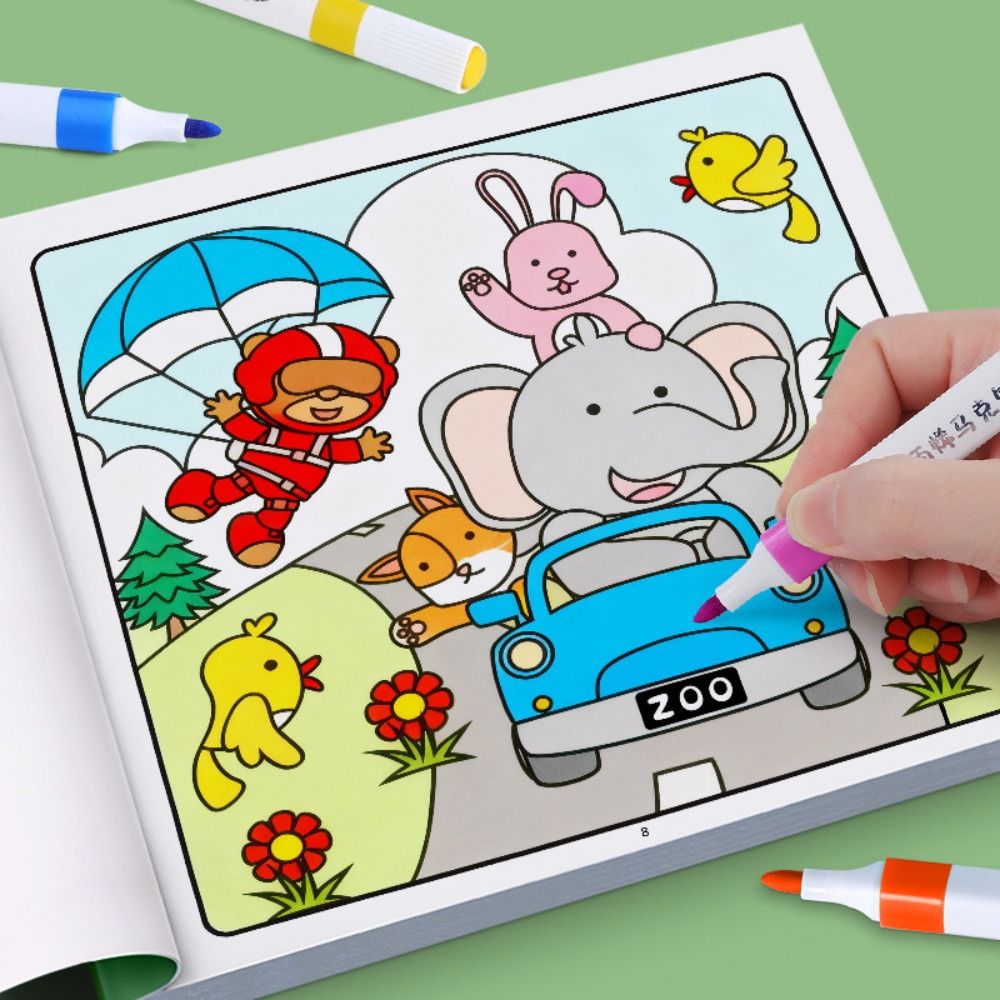Creative DIY Coloring Book Edu - đánh giá và giá Kids Toys Drawing