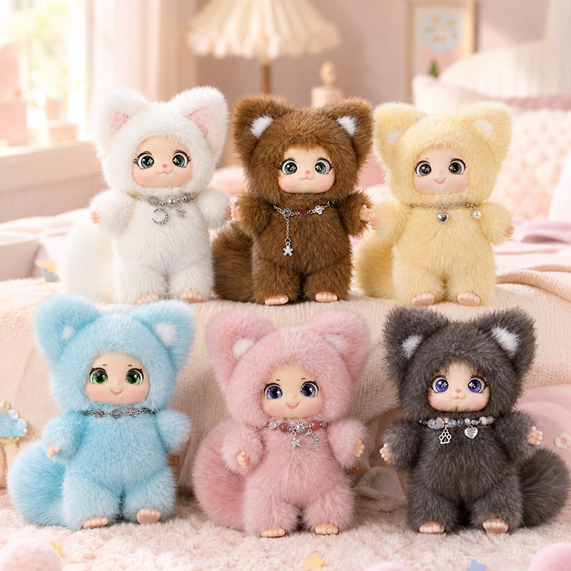 18cm New Cute Family Fox Plush - đánh giá và giá Kids Toys Movie