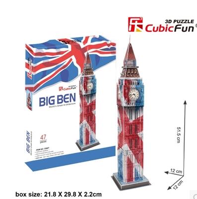 3D Puzzles London Big Ben DIY  - đánh giá và giá Kids Toys London