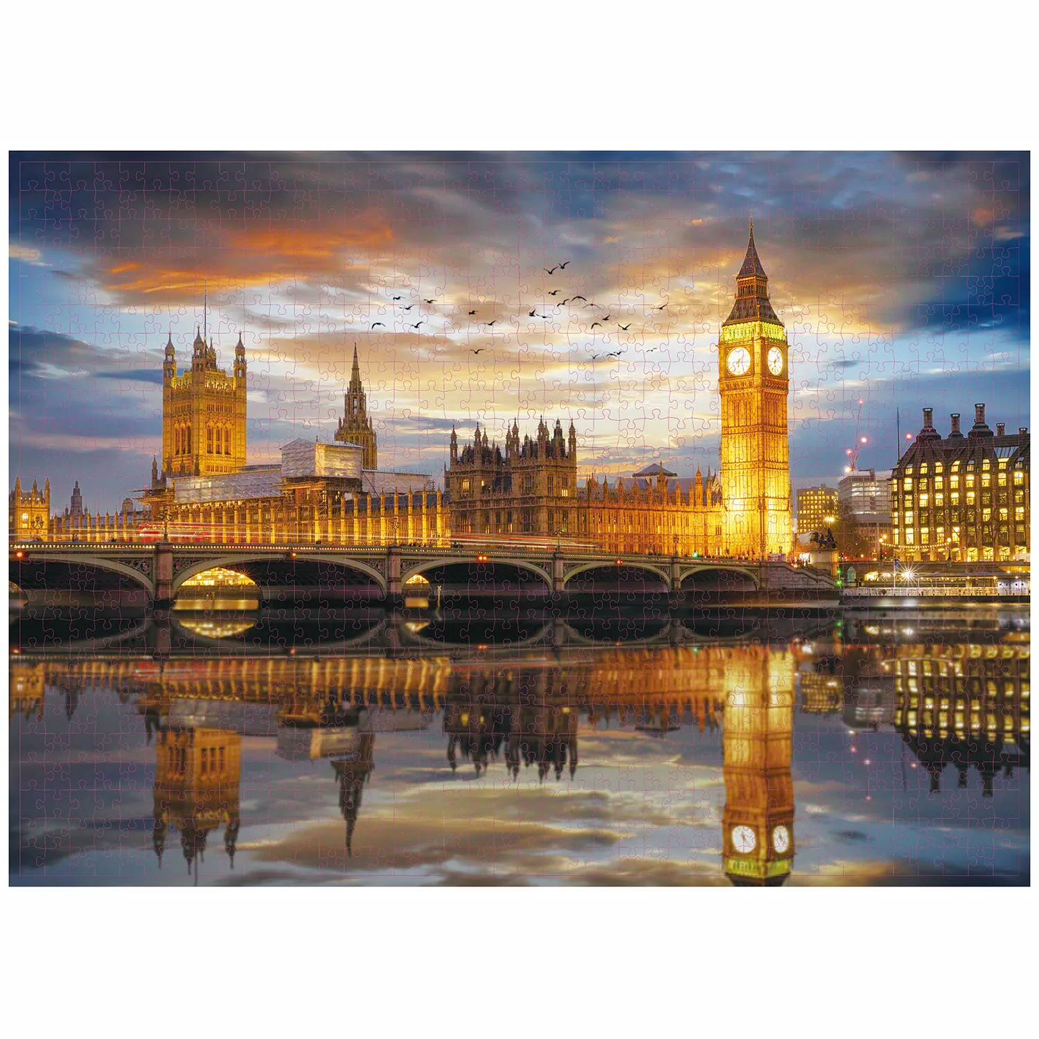 1000 Pieces London Night Jigsa - đánh giá và giá Kids Toys London
