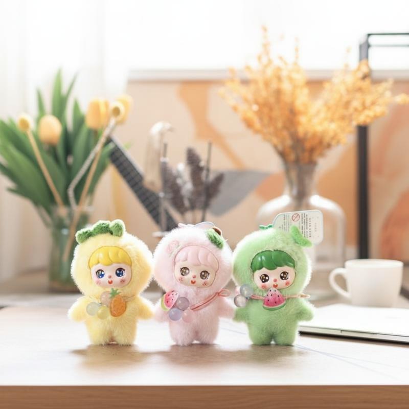Cute Fruit Plush Doll Keychain - đánh giá và giá Kids Toys Home