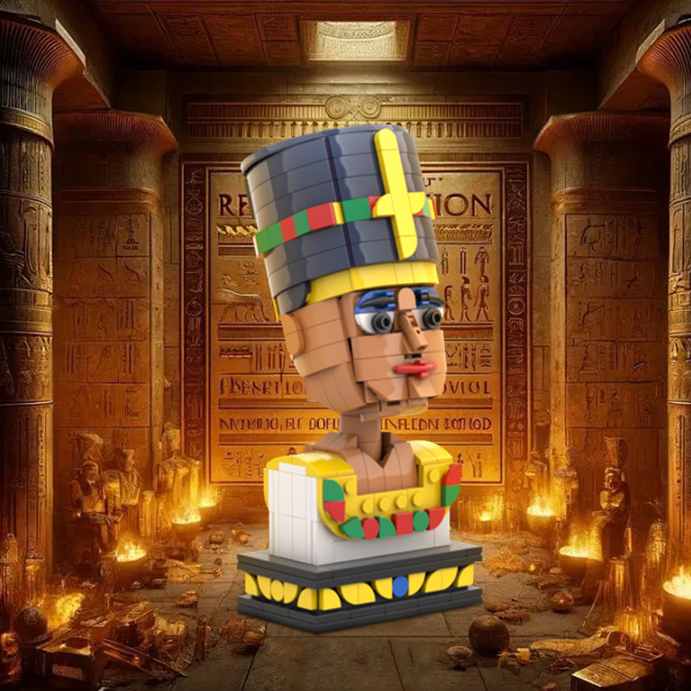 MOC Nefertiti Egypt queen Buil - đánh giá và giá Kids Toys Egypt
