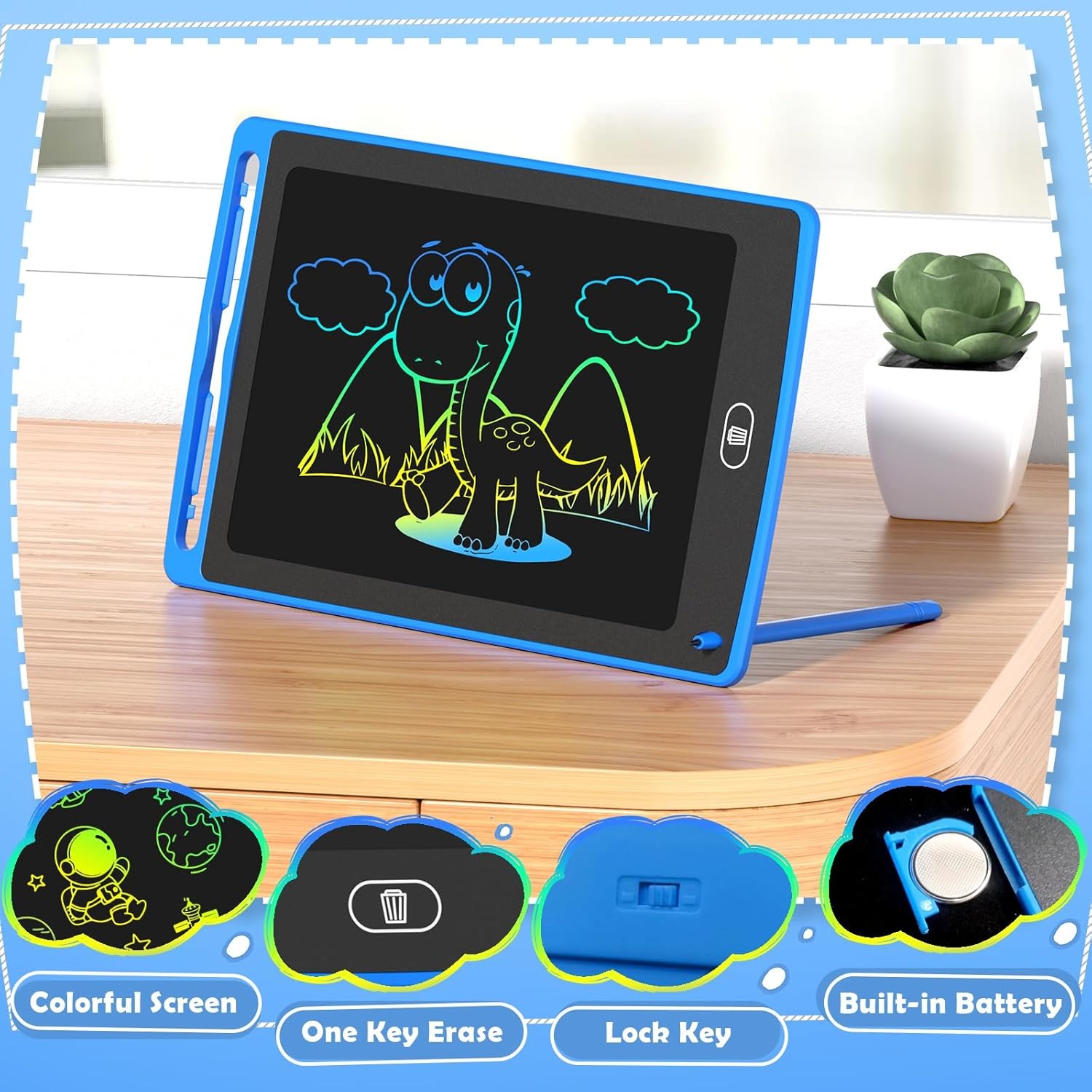 Pack LCD Writing Tablet for Ki - đánh giá và giá Kids Toys Drawing