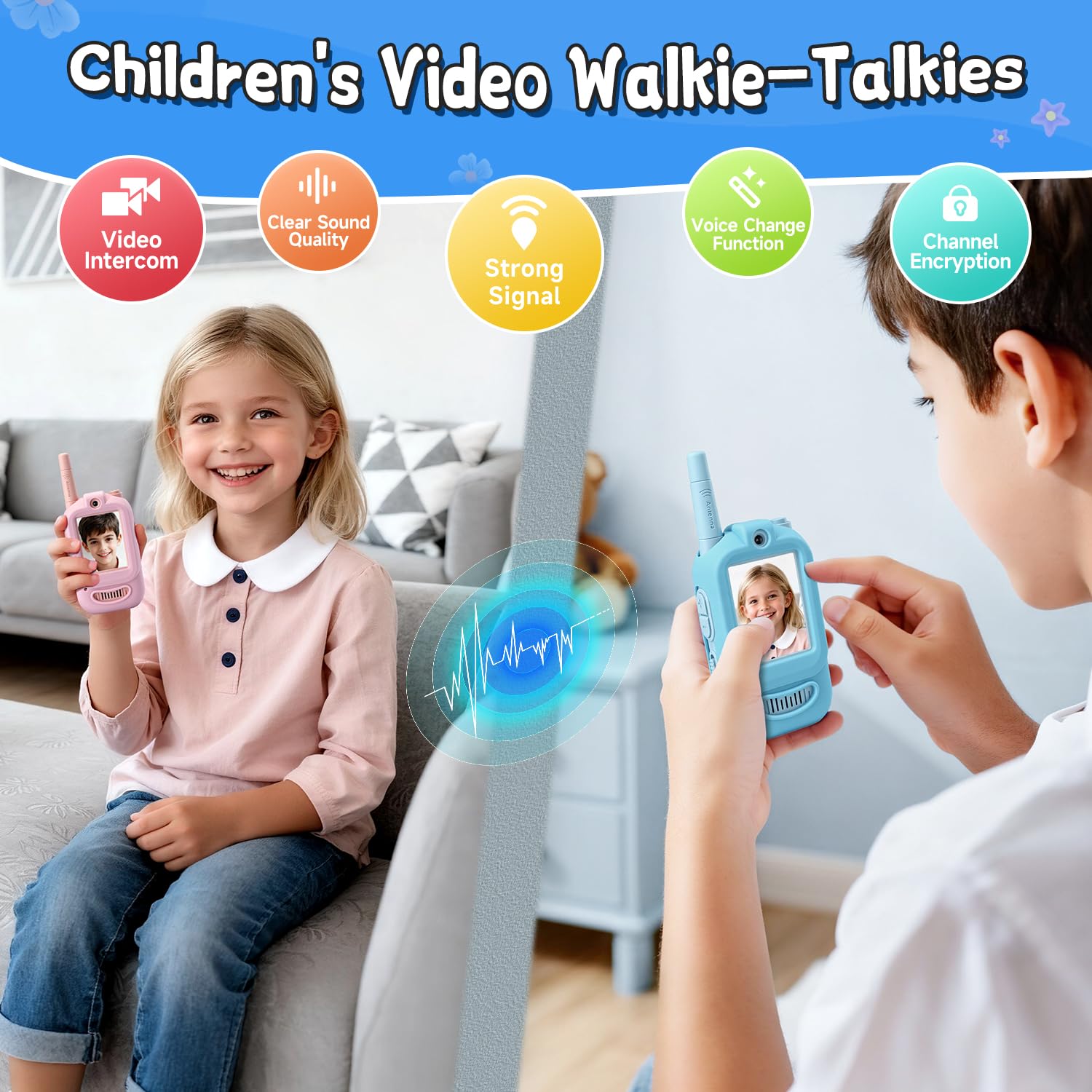 Kids Video Walkie Talkies, 2 P - đánh giá và giá Toys For Kids Video