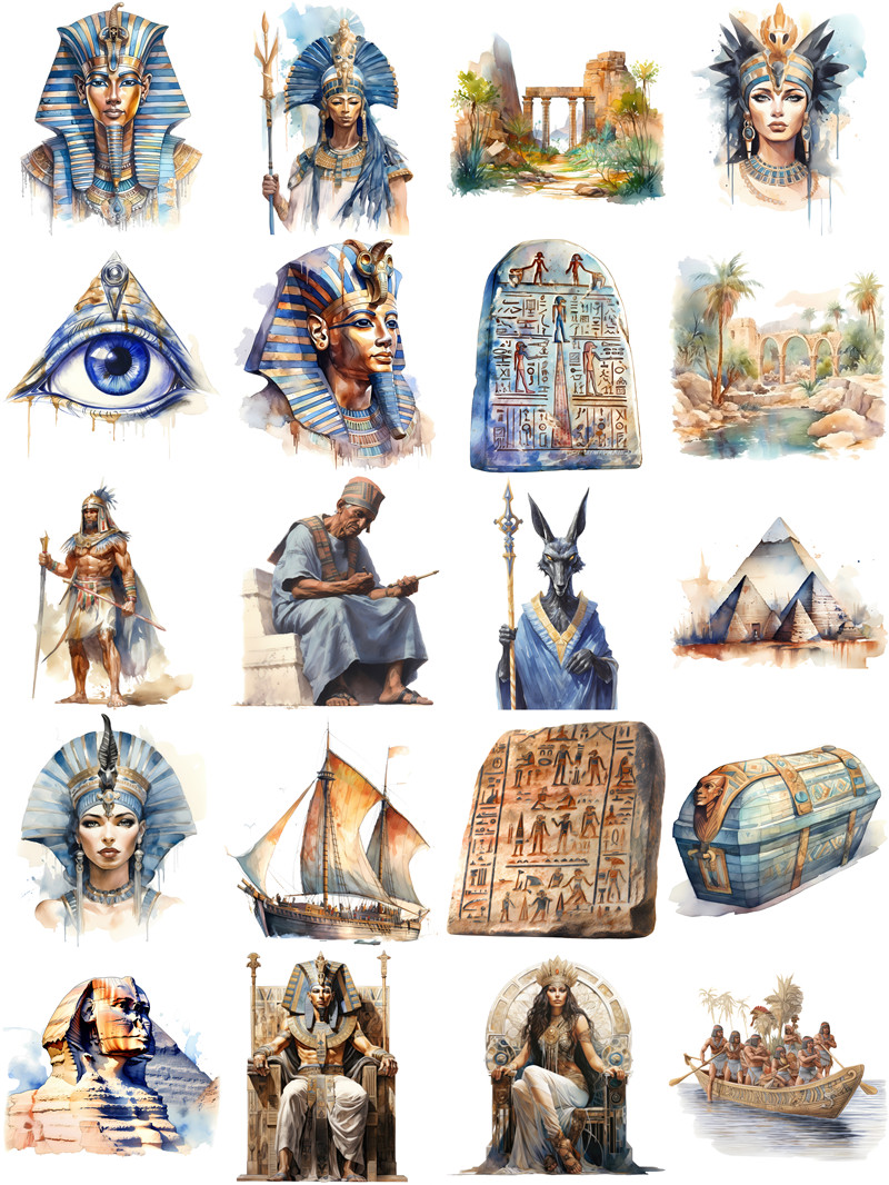 Ancient Egypt Stickers Crafts  - đánh giá và giá Kids Toys Egypt