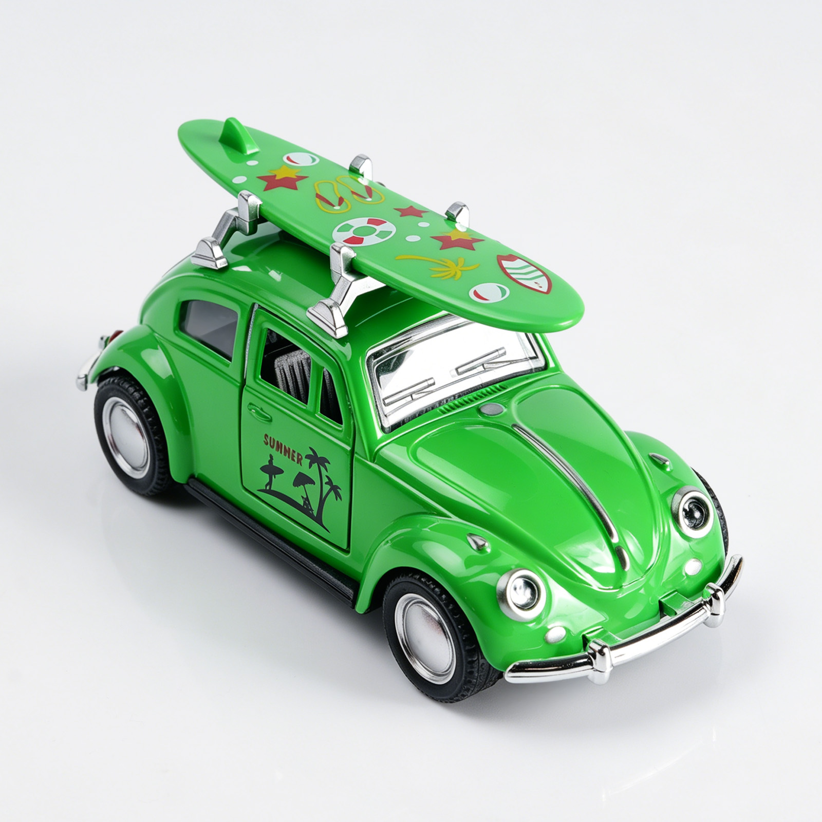 Retro Green Beetle Diecast Car - đánh giá và giá Kids Toys Car